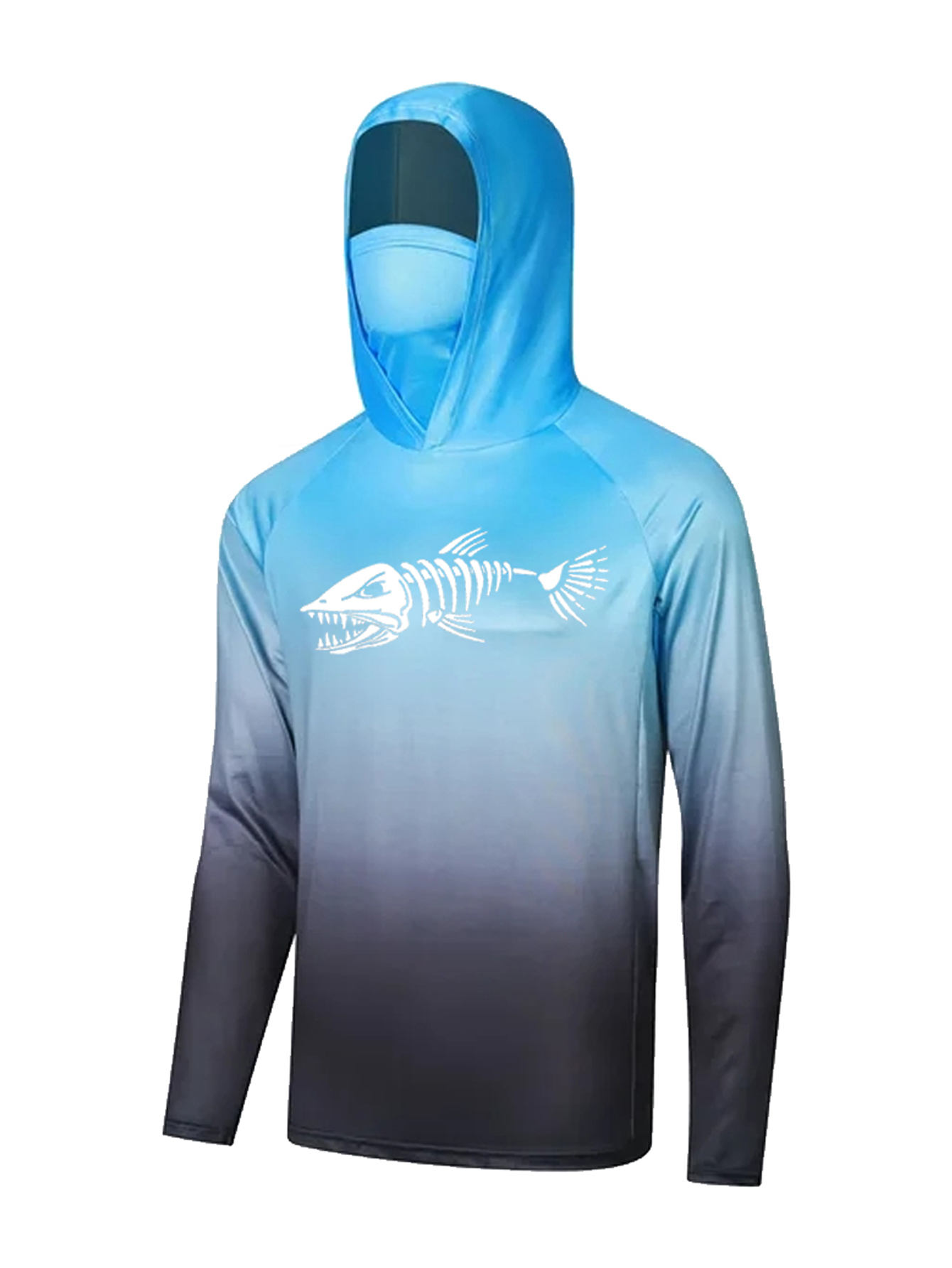 UPF 50+ Hooded Fishing Clothes - đánh giá và giá Fishing Mask Sun Protection