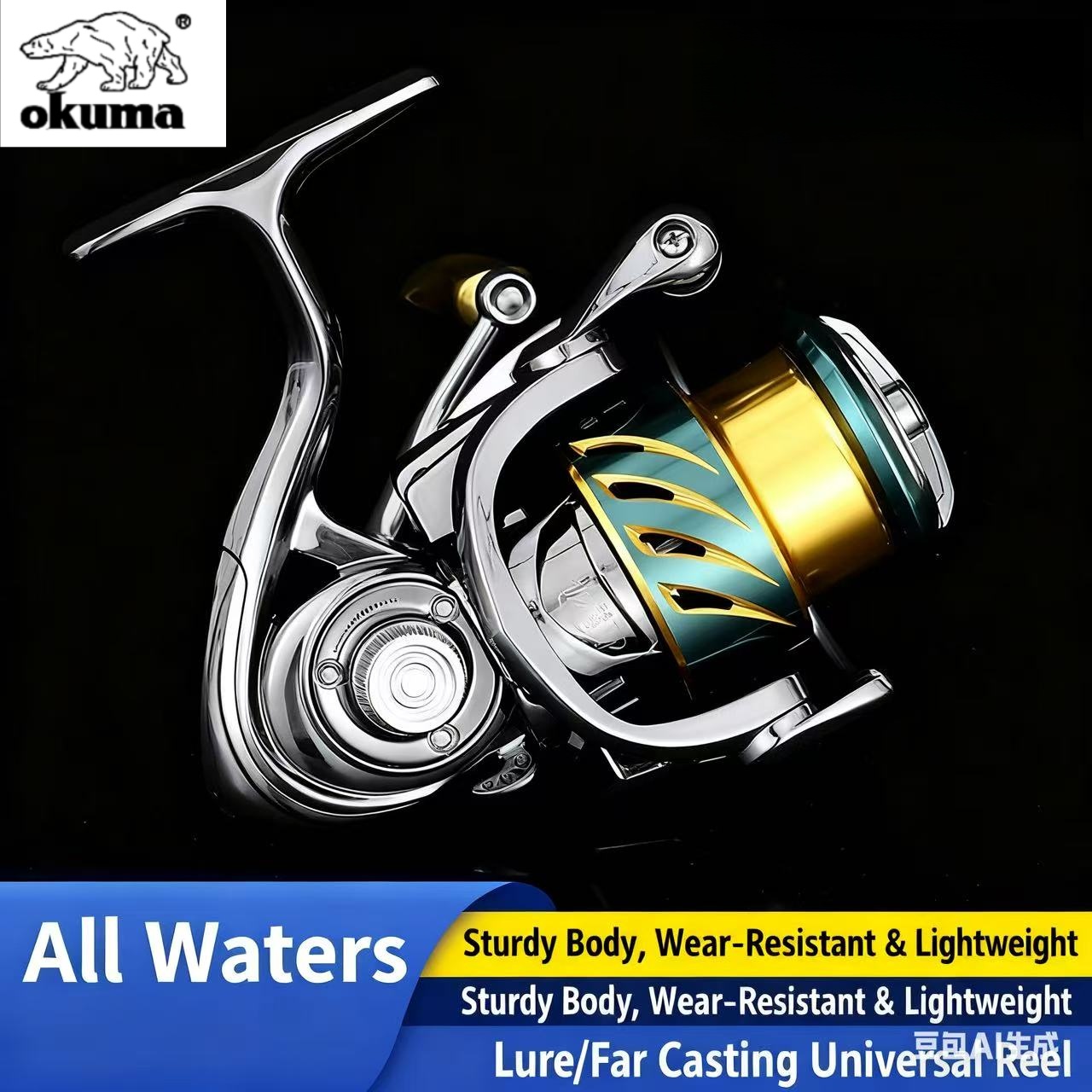 Okuma Fishing Tackle Spinning  - đánh giá và giá Abu Garcia Reel Max