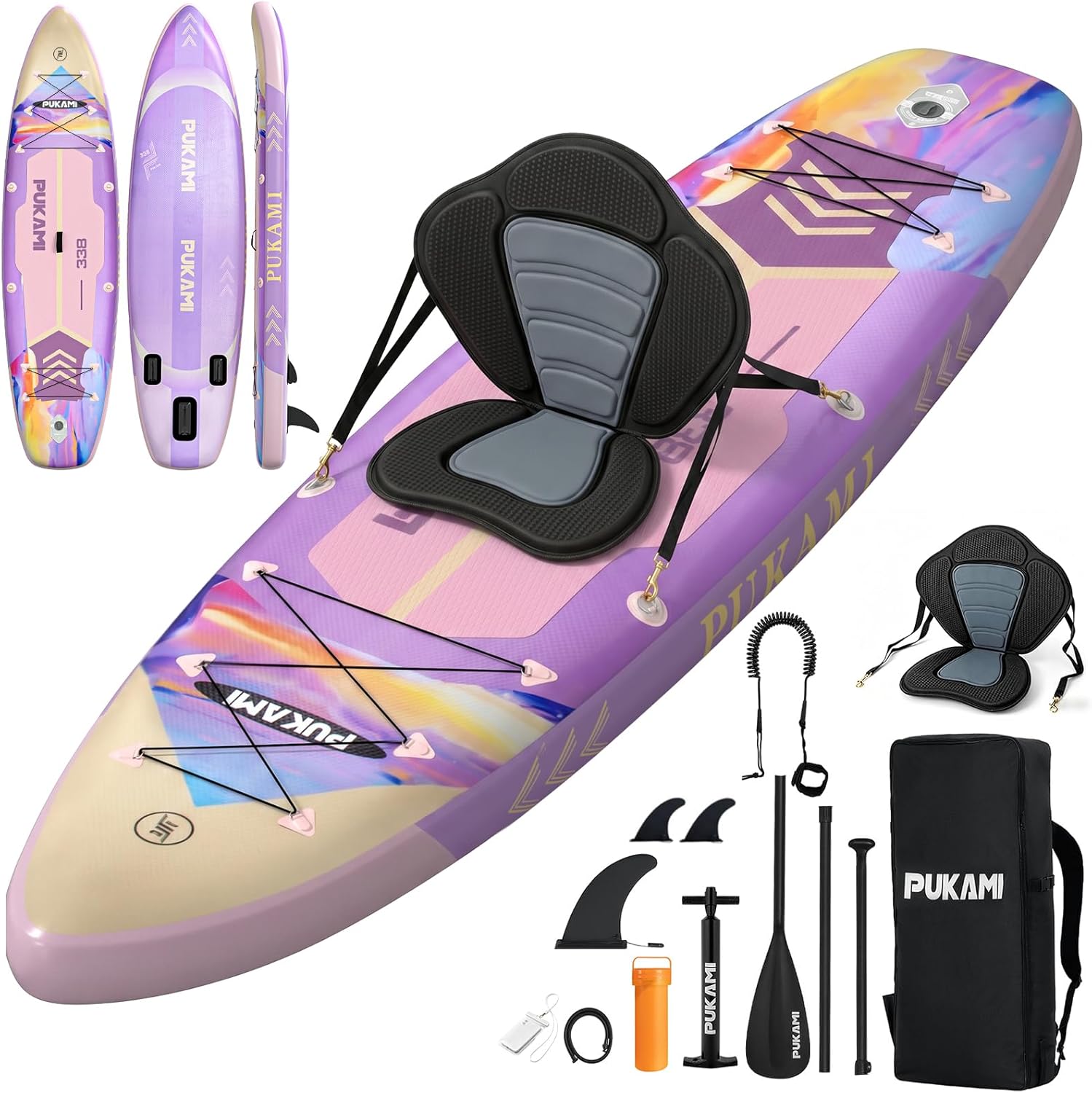 Extra Wide Inflatable Stand Up - đánh giá và giá Fishing Backpack